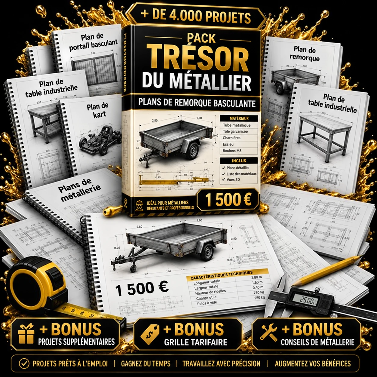 Pack Trésor du Métallier — Pack Complet